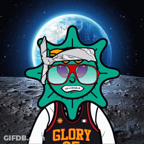 Cartoon Character In Glory Jersey GIF