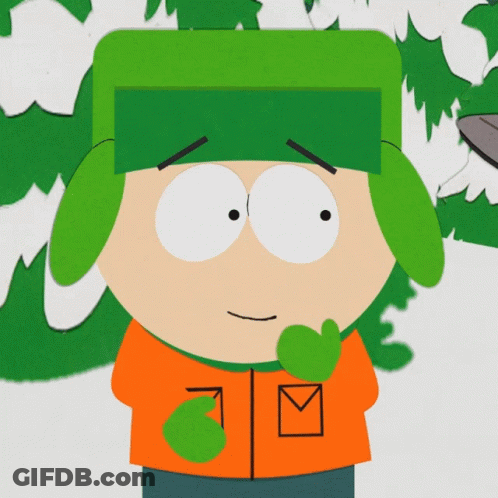 Cartoon Character In Green Hat And Orange Jacket Smiling GIF