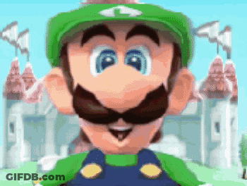 Cartoon Character In Green Hat And Overalls GIF
