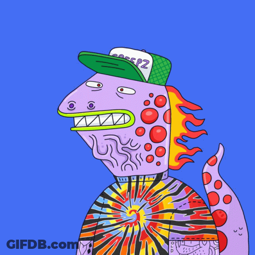 Cartoon Character In Green Hat And Sunglasses Saying Deal With It GIF