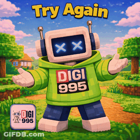Cartoon Character In Green Hoodie Saying Digi 995 GIF