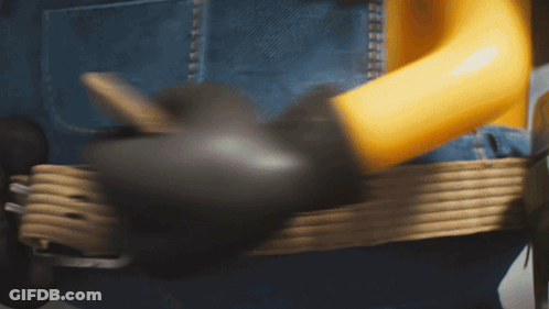 Cartoon Character In Hat And Gray Shirt GIF