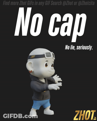 Cartoon Character In Hoodie Saying Zhot GIF
