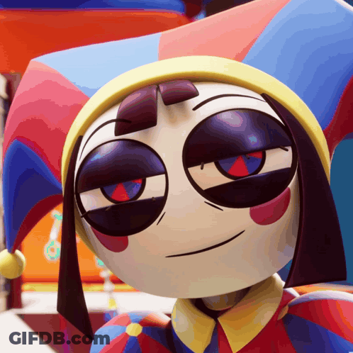 Cartoon Character In Jester Costume GIF