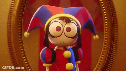 Cartoon Character In Jester Costume GIF