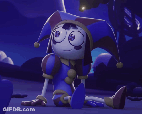 Cartoon Character In Jester Hat GIF