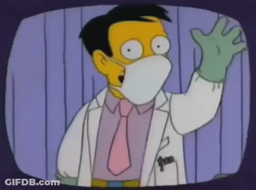 Cartoon Character In Mask And Gloves Waving GIF