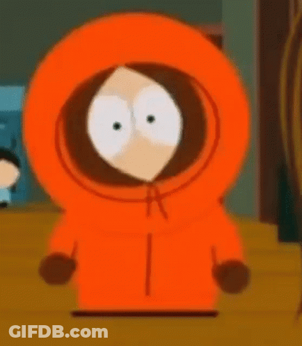 Cartoon Character In Orange Hooded Jacket And Brown Gloves GIF