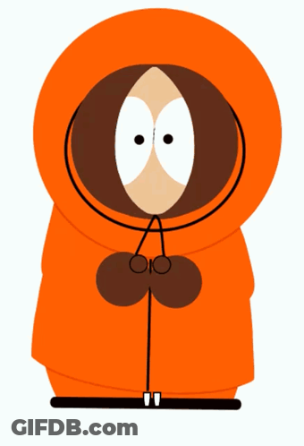 Cartoon Character In Orange Hoodie And Glasses GIF