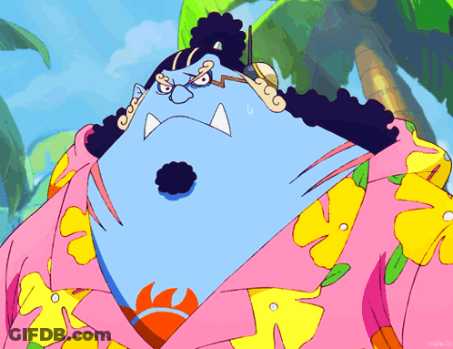 Cartoon Character In Pink Shirt With Yellow Flowers GIF