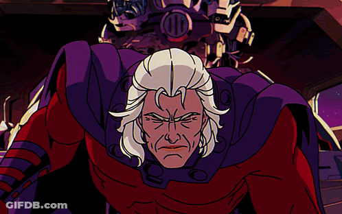 Cartoon Character In Purple Cape Holding Yellow Circle GIF