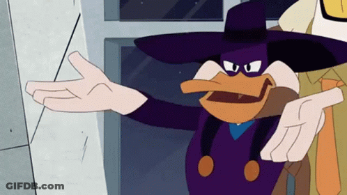 Cartoon Character In Purple Hat And Shirt GIF
