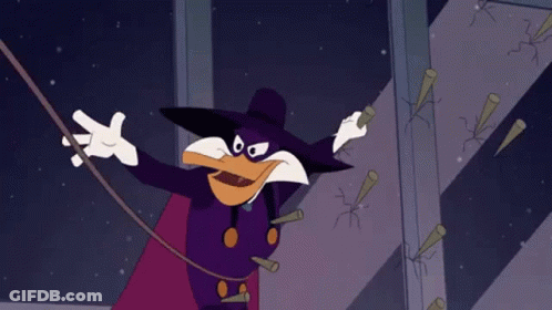 Cartoon Character In Purple Hat Dancing GIF