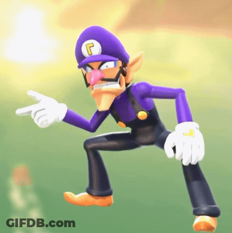 Cartoon Character In Purple Hat With Letter G GIF