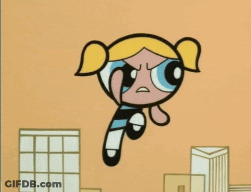 Cartoon Character In Purple Outfit GIF