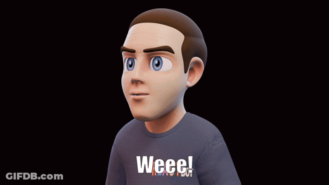 Cartoon Character In React Weee T-Shirt GIF