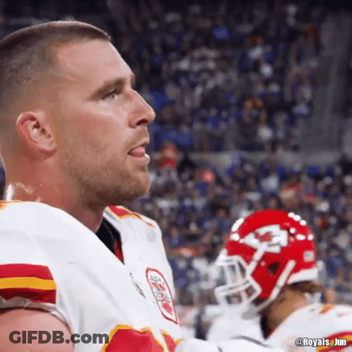 Cartoon Character In Red Chiefs Sweatshirt GIF