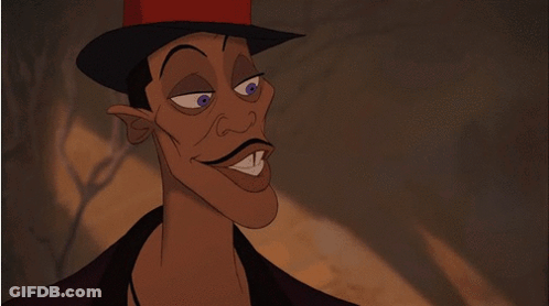 Cartoon Character In Red Hat And Purple Eyes GIF
