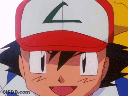 Cartoon Character In Red Hat With Green Letter A GIF