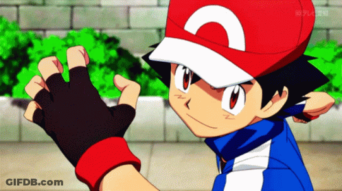 Cartoon Character In Red Hat With Letter C GIF
