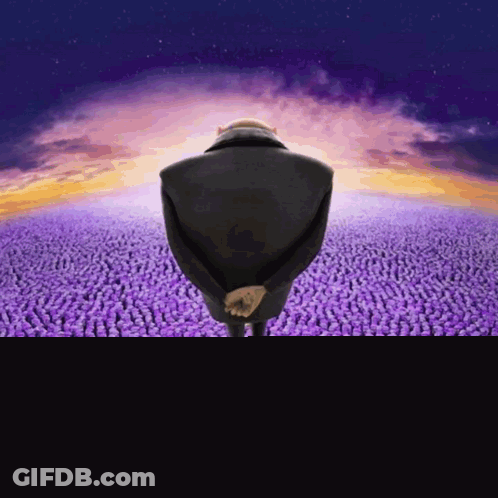 Cartoon Character In Skull Field GIF