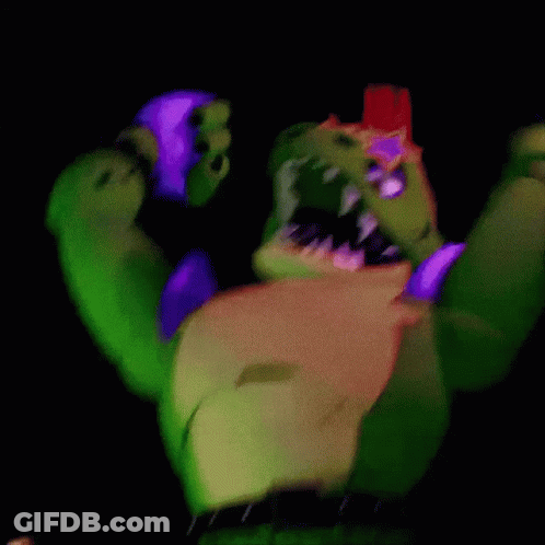 Cartoon Character In Star Sunglasses GIF