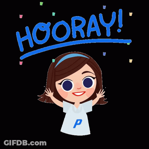 Cartoon Character In Suit And Tie Hooray GIF