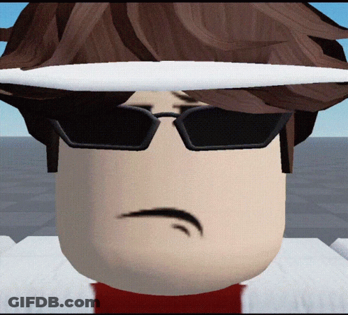 Cartoon Character In Sunglasses And Hat GIF