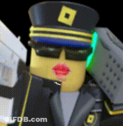 Cartoon Character In Sunglasses And Hat With R GIF