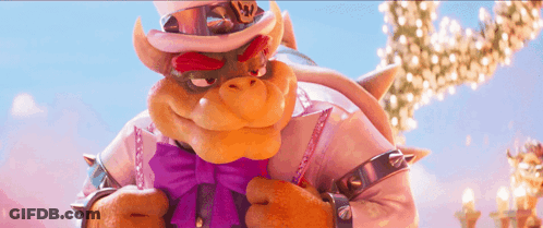 Cartoon Character In Top Hat And Bow Tie GIF