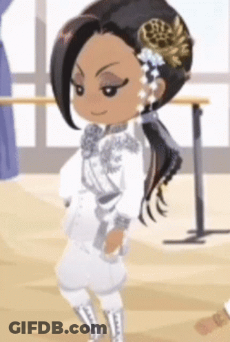 Cartoon Character In White Outfit And Boots GIF
