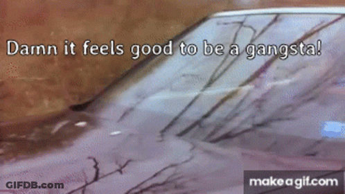 Cartoon Character In Yellow Cape And Gloves At Door GIF