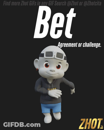 Cartoon Character In Zhot Hoodie GIF