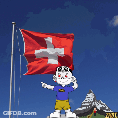 Cartoon Character In Zhot Shirt GIF