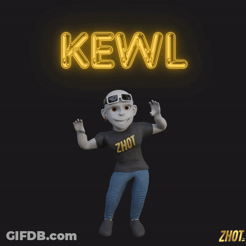 Cartoon Character In Zhot Shirt GIF