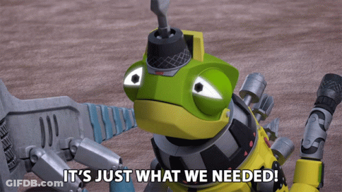 Cartoon Character It's Just What We Needed GIF