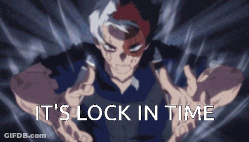 Cartoon Character It's Lock In Time GIF