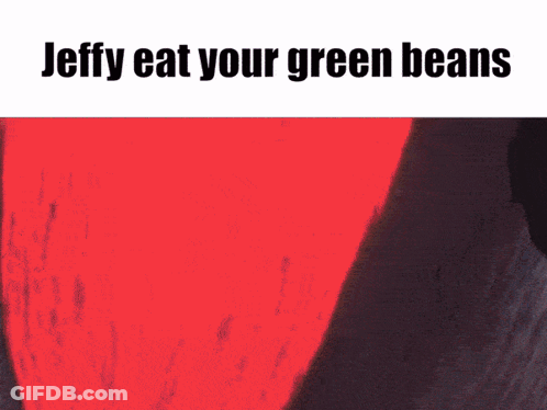 Cartoon Character Jeffy Eat Your Green Beans GIF