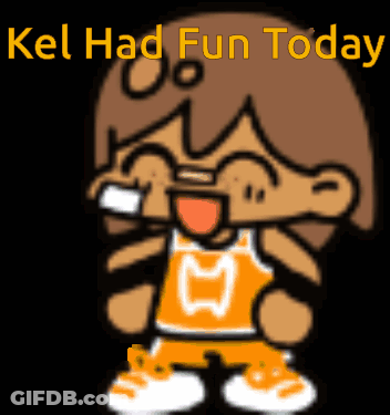 Cartoon Character Kel Had Fun Today GIF