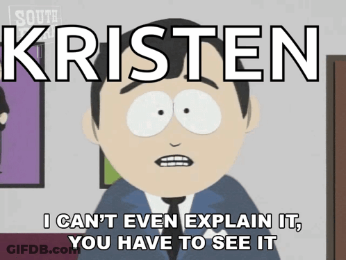 Cartoon Character Kristen GIF