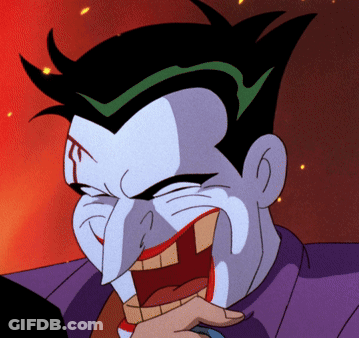 Cartoon Character Laughing Close Up GIF