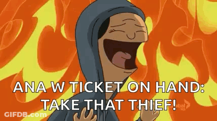 Cartoon Character Laughing Saying Take That Thief GIF