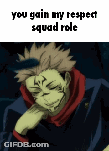 Cartoon Character Laying Down Respect Squad GIF