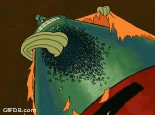 Cartoon Character Laying On Bed Saying I Mean It GIF