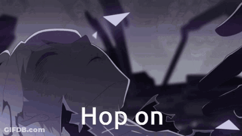 Cartoon Character Laying On Ground Hop On GIF