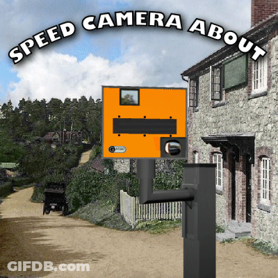 Cartoon Character Leaning On Wall With Head In Hole GIF