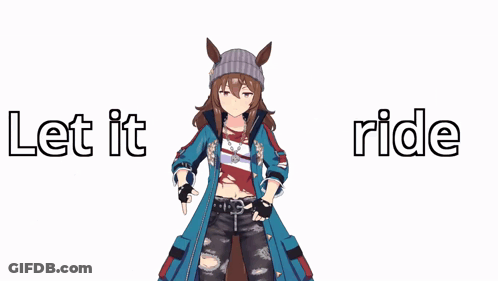 Cartoon Character Let It Ride GIF