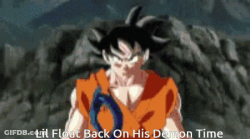 Cartoon Character Lil Float Back On His Demon Time GIF