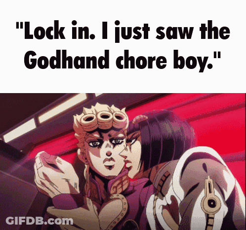 Cartoon Character Lock In I Just Saw The Godhand Chore Boy GIF