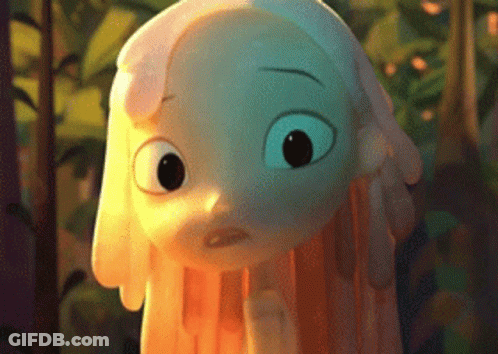 Cartoon Character Looking At Camera GIF